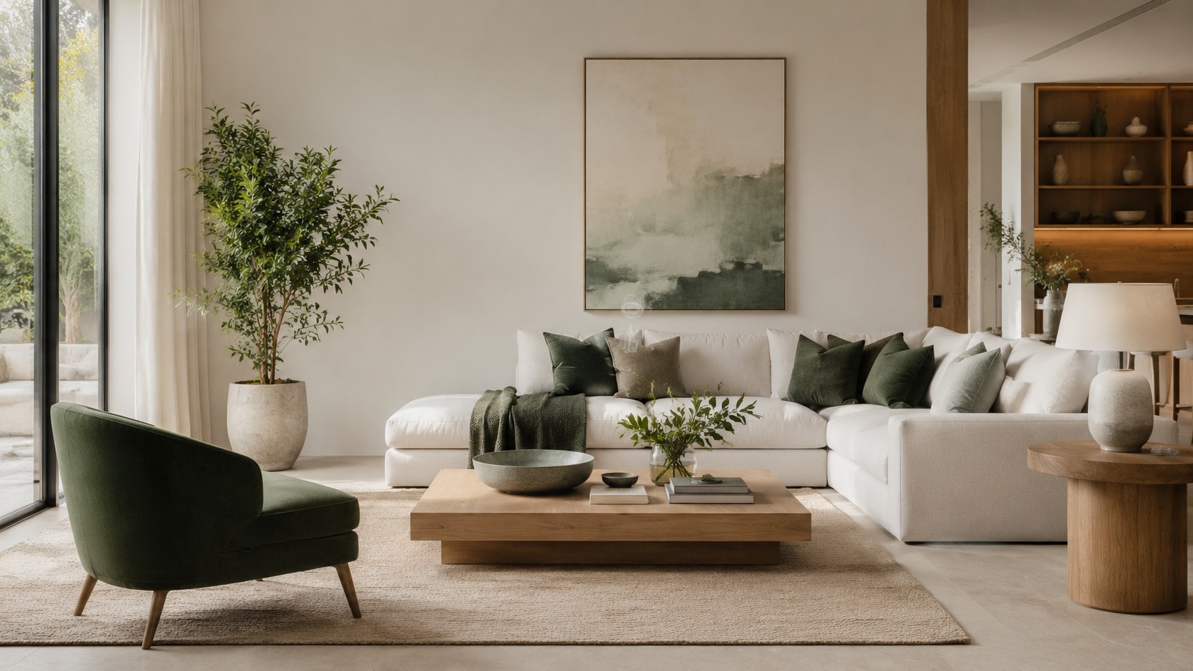 Beautiful living room interior